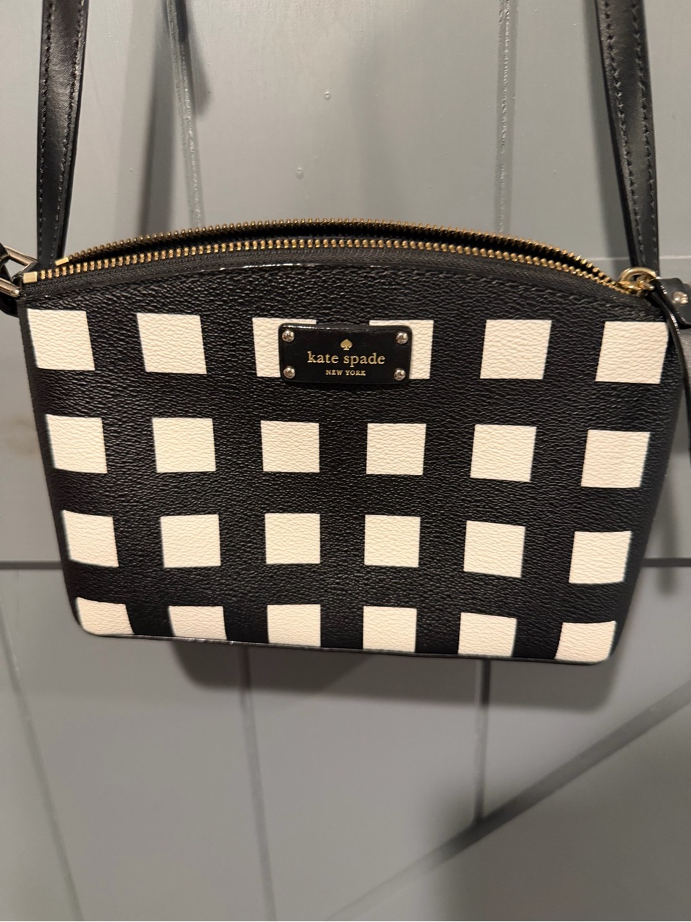 Kate Spade New York Pop Art Checkered Millie Crossbody Purse